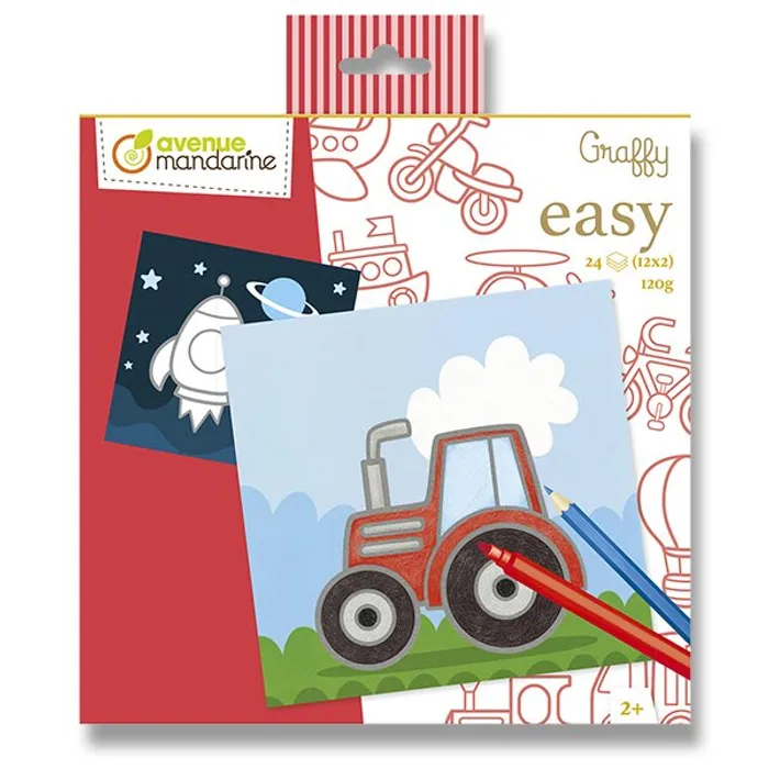 Hauptproduktbild Omalovánky Avenue Mandarine Graffy Easy Dopravní prostředky