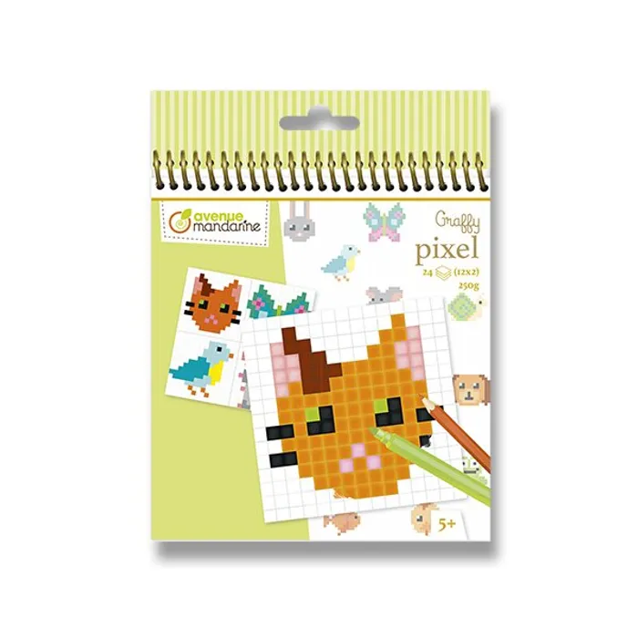 Hauptproduktbild Omalovánky Avenue Mandarine Graffy Pixel Domácí zvířátka