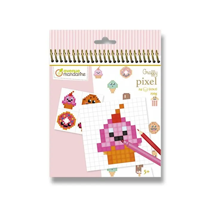 Hauptproduktbild Omalovánky Avenue Mandarine Graffy Pixel Kawai sladkosti