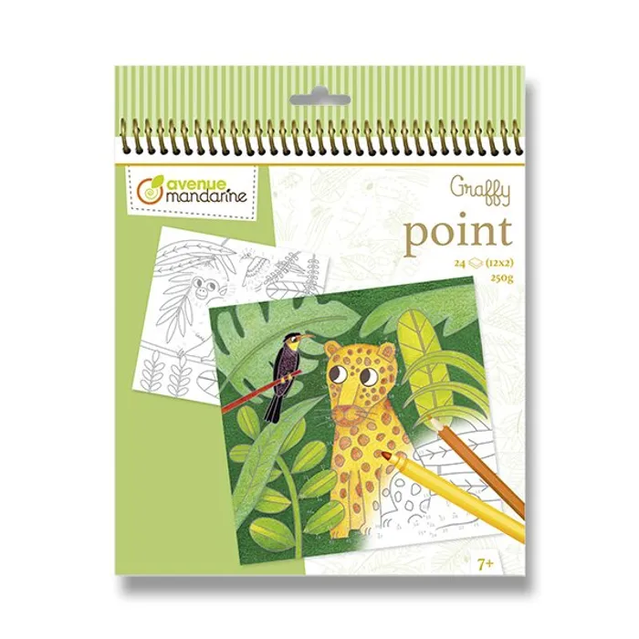 Hauptproduktbild Omalovánky Avenue Mandarine Graffy Point Džungle