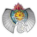 Weiteres Produktbild Malvorlagen Avenue Mandarine Graffy Pop Mandala 3D Tiere der Savanne