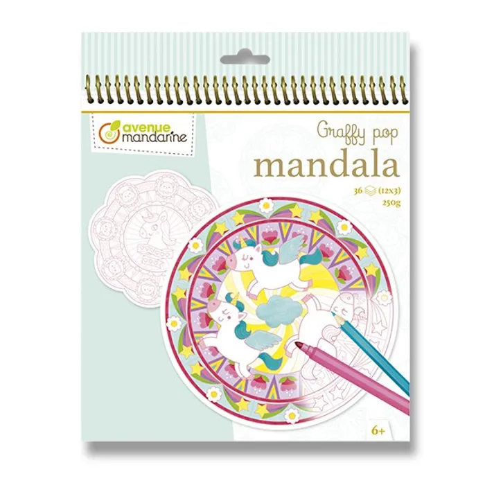 Hauptproduktbild Omalovánky Avenue Mandarine Graffy Pop Mandala Kouzla