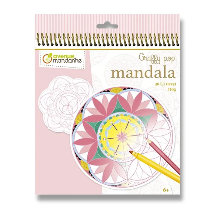 Hauptproduktbild Omalovánky Avenue Mandarine Graffy Pop Mandala pro holky