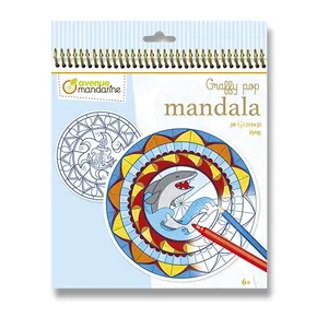 Avenue Mandarine Graffy Pop Mandala Malvorlagen für Jungen