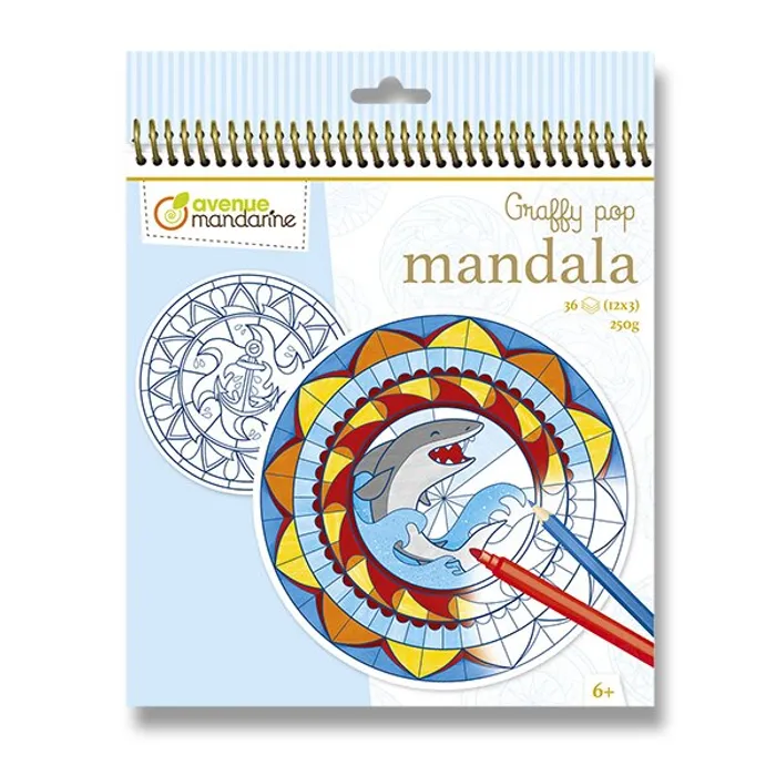 Hauptproduktbild Omalovánky Avenue Mandarine Graffy Pop Mandala pro kluky
