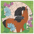 Weiteres Produktbild Avenue Mandarine Graffy Pop Number Horses Malvorlagen