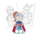 Weiteres Produktbild Avenue Mandarine Graffy Puppet Dragons and Knights Malvorlagen