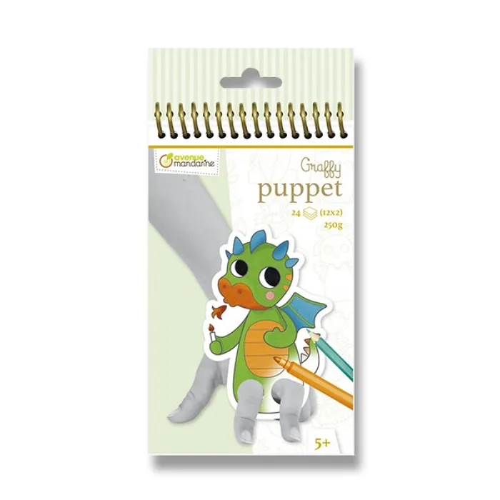 Hauptproduktbild Omalovánky Avenue Mandarine Graffy Puppet Pohádková zvířátka