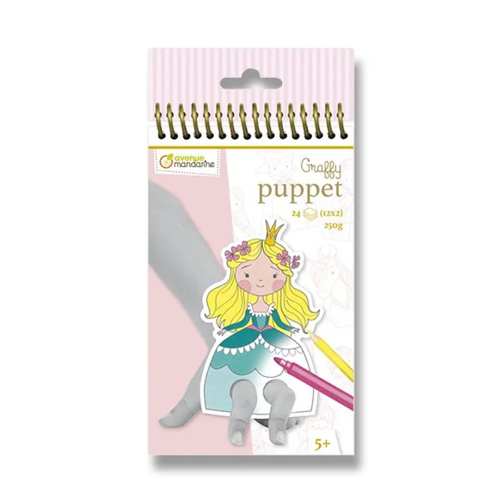 Hauptproduktbild Omalovánky Avenue Mandarine Graffy Puppet Princezny