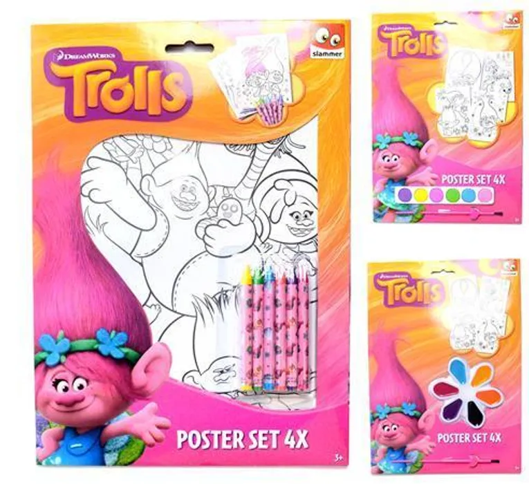 Hauptproduktbild Omalovánky "Trolls", sada, CANENCO