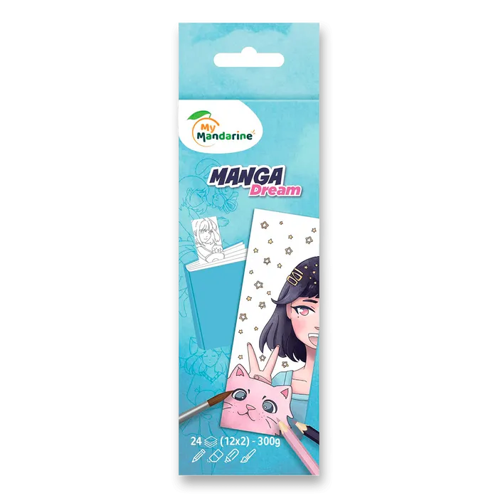 Hauptproduktbild Omalovánky v podobě knižní záložky My Mandarine Manga Dream