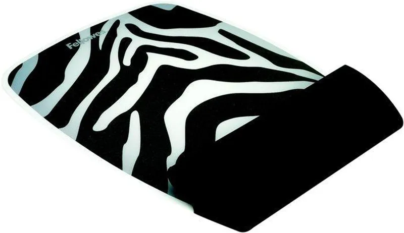 Hauptproduktbild Opěrka zápěstí, vzor zebra, silikon, FELLOWES