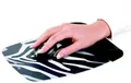 Handgelenkauflage, Zebra-Muster, Silikon, FELLOWES
