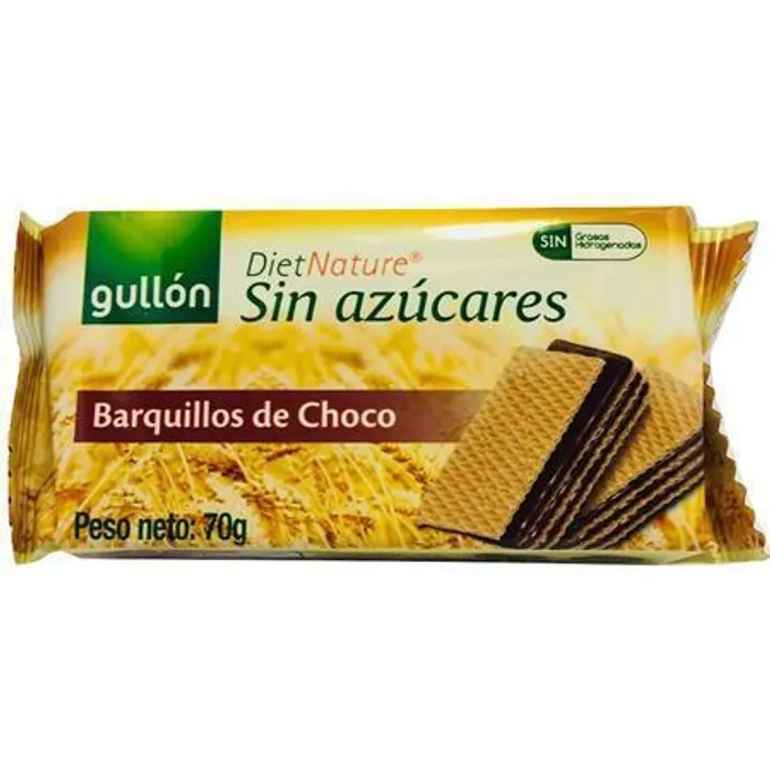 Hauptproduktbild Oplatky, kakaová, bez cukru, 70 g, GULLÓN