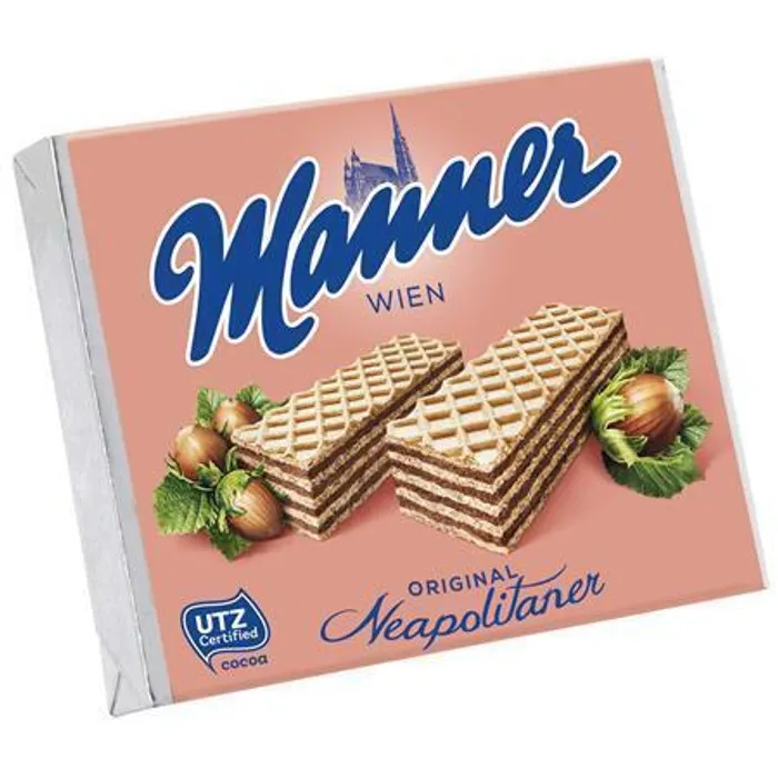 Hauptproduktbild Oplatky "Manner Neapolitan", kakaové-oříškové, 75g