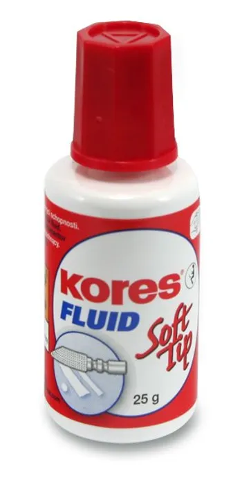 Hauptproduktbild Opravný lak Kores Fluid Sof houbička, 25 g