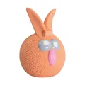 Oranger Kugelhase mit Sound 5 cm, Latex, HipHop
