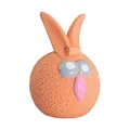 Weiteres Produktbild Oranger Kugelhase mit Sound 5 cm, Latex, HipHop