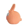 Weiteres Produktbild Oranger Kugelhase mit Sound 5 cm, Latex, HipHop