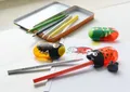 Weiteres Produktbild Tiermotive Doppelspitzdose Faber-Castell 183526 mit Radierer, Motiv Marienkäfer
