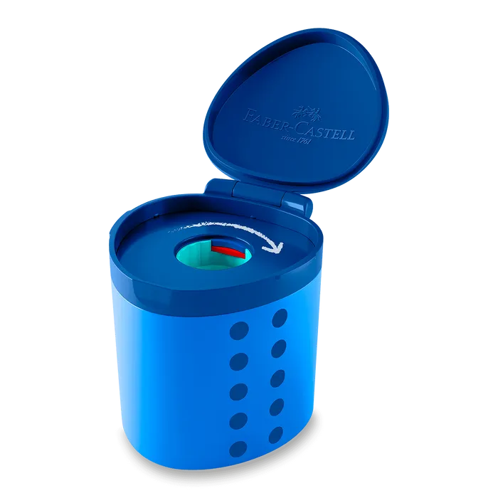 Hauptproduktbild Ořezávátko Faber-Castell Grippy s odpadní nádobkou - 1 otvor