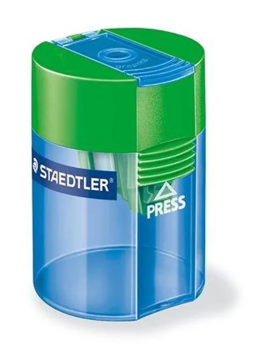 Hauptproduktbild Ořezávátko, na 1 tužku, se zásobníkem na odpad, různé barvy, STAEDTLER