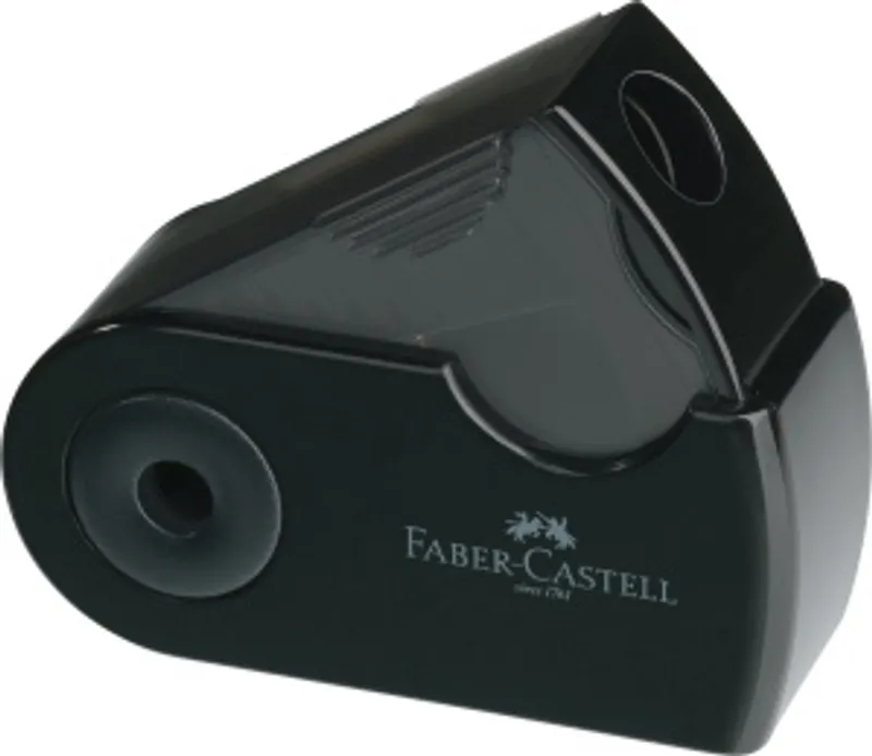 Hauptproduktbild Ořezávátko Sleeve Mini se zásobníkem černá Faber Castell 182710