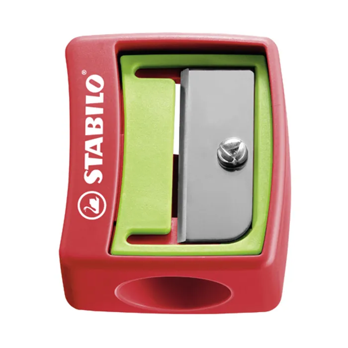 Hauptproduktbild Ořezávátko STABILO woody 3 in 1 ořezávátko - na extra silné pastelky - červená/zelená