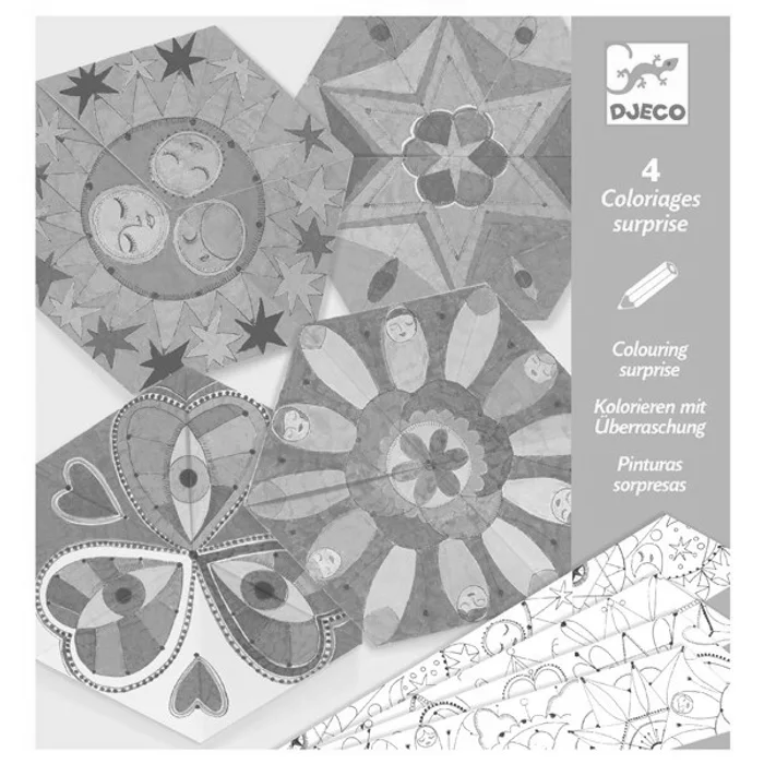 Hauptproduktbild Origami skládačka Djeco Hvězdné mandaly