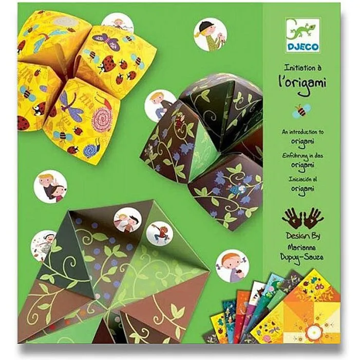 Hauptproduktbild Origami skládačka Djeco - Nebe, peklo, ráj zelená sada