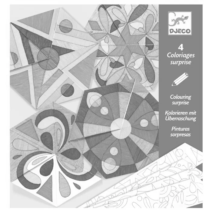Hauptproduktbild Origami skládačka Djeco Růžicové mandaly