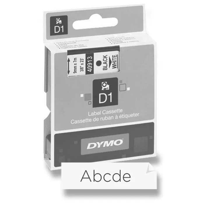 Hauptproduktbild Originální polyesterové pásky Dymo pro štítkovače LabelManager černá / transparentní