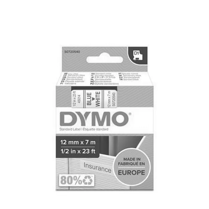 Hauptproduktbild Originální polyesterové pásky Dymo pro štítkovače LabelManager modrá / bílá