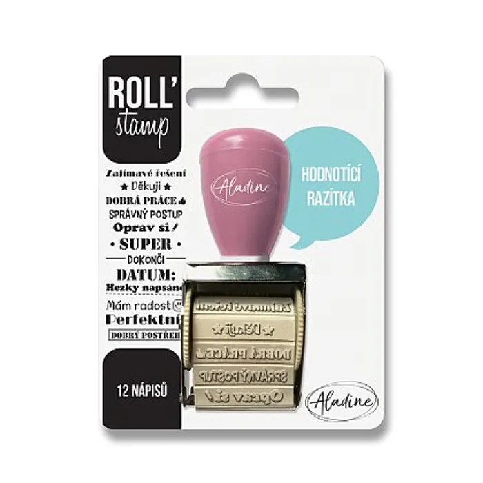Hauptproduktbild Otočné razítko s nápisy Aladine Roll' Stamp - Hodnoticí razítka