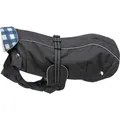 Outdoorjacke ROUEN 2in1, Bulldoggenschnitt, schwarz/blau XS: 30cm, Brustumfang: 36-58cm, Halsumfang: 36-44cm