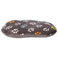 Weiteres Produktbild Ovales Kissen JIMMY, grau mit Füßen 65 x 40 cm