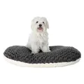 Weiteres Produktbild Ovales Kissen Kaline, creme/grau 44 x 31 cm