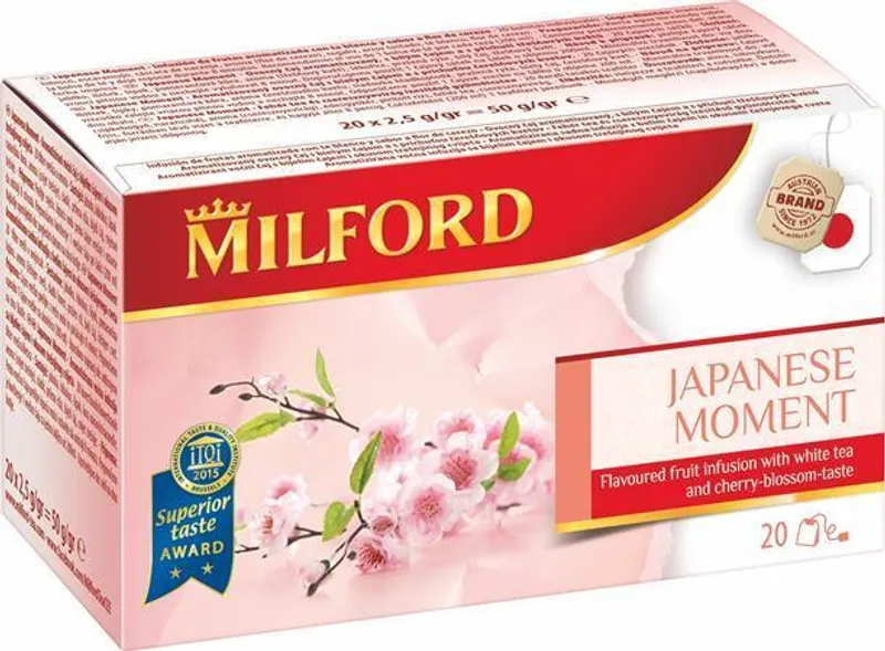 Hauptproduktbild Ovocný čaj "Japanese Moment", 20x2,5 g, MILFORD