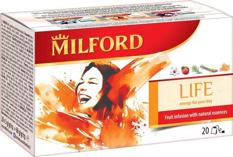 Hauptproduktbild Ovocný čaj "Life Essences". 20x3 g, MILFORD