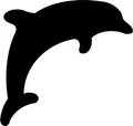 Dekorative Lochzange, 16 mm, Delfin