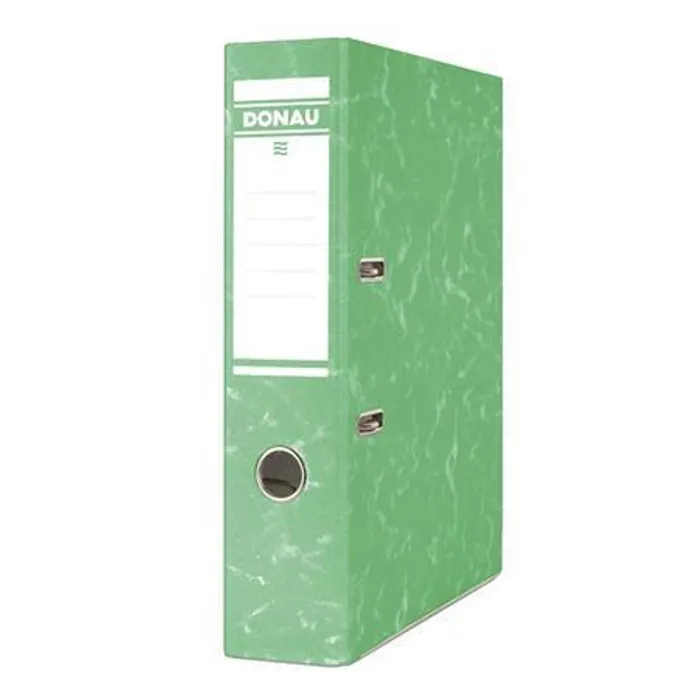 Hauptproduktbild Pákový pořadač "Eco", zelený, 75 mm, A4, s ochranným spodním kováním, karton, DONAU