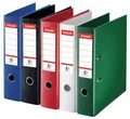 Hebelordner „Standard“, Schutzbodenbeschläge, rot, 75 mm, DIN A4, PP, ESSELTE