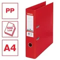 Hebelordner „Standard“, Schutzbodenbeschläge, rot, 75 mm, DIN A4, PP, ESSELTE