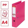 Hebelordner „Standard“, Schutzbodenbeschläge, lila (fuchsia), 75 mm, A4, PP, ESSELTE