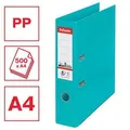 Hebelordner „Standard“, Schutzbodenbeschläge, türkis, 75 mm, DIN A4, PP, ESSELTE