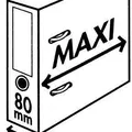 Weiteres Produktbild Hebelordner „Standard Plus“, Schutzbodenbeschläge, grau, 80 mm, A4, PP, ESSELTE