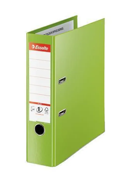 Hauptproduktbild Pákový pořadač "Standard Plus", ochranné spodní kování, Vivida zelená, 80 mm, A4, PP, ESSE