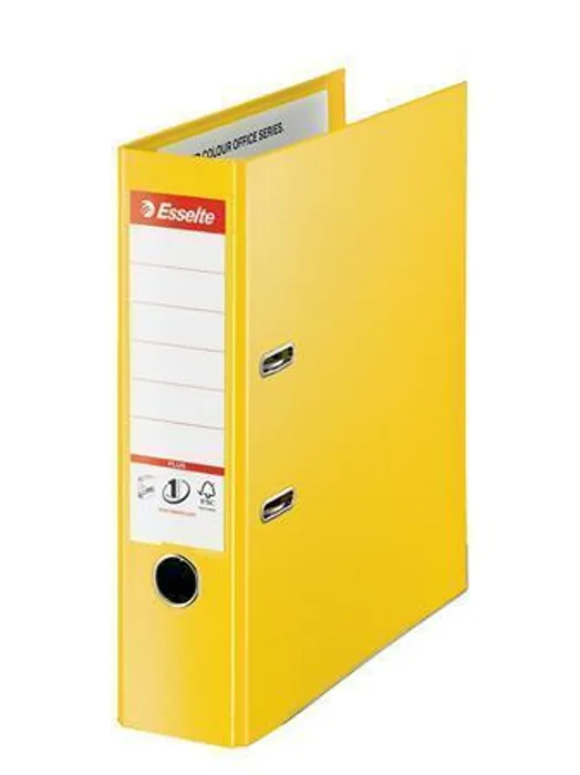 Hauptproduktbild Pákový pořadač "Standard Plus", ochranné spodní kování, Vivida žlutá, 80 mm, A4, PP, ESSEL