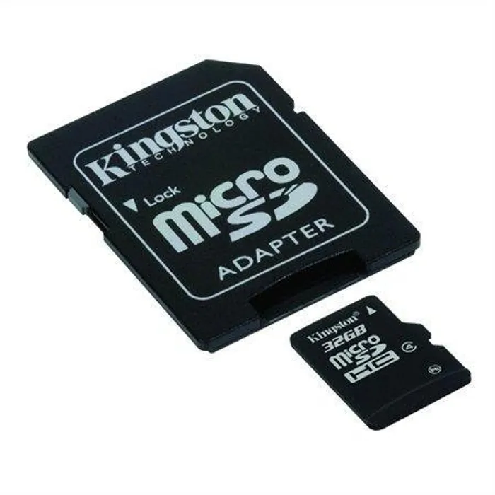 Hauptproduktbild Paměťová karta Micro SD, 32GB, Class 4, s adaptérem, KINGSTON