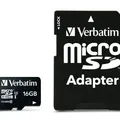 Weiteres Produktbild Speicherkarte, microSDHC, 16 GB, Klasse 10 UHS I, mit Adapter, VERBATIM "PRO"